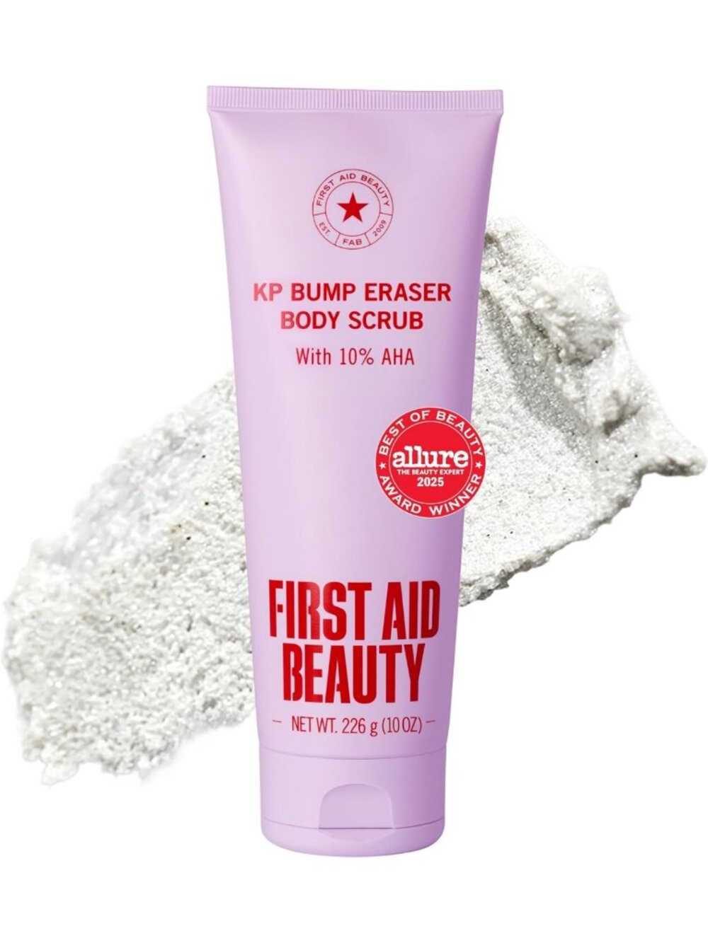 Exfoliating Body Scrub for Keratosis Pilaris - 10% AHA, Smooths Rough Bumps